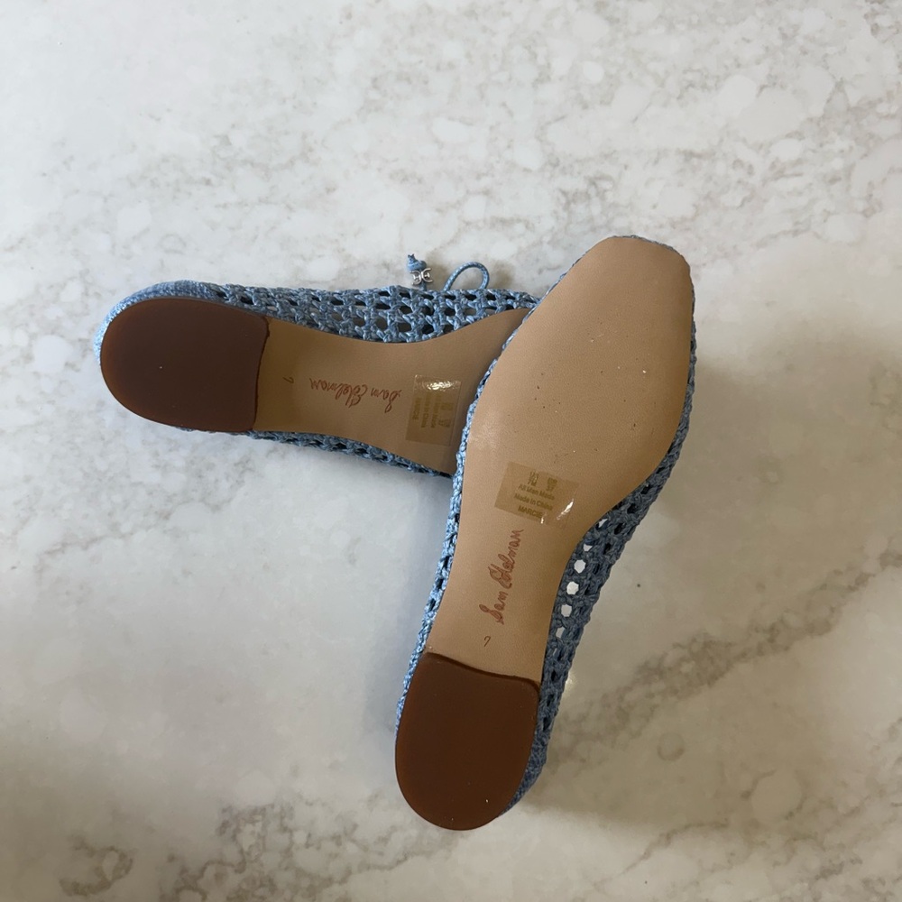 Sam Edelman Blue Woven Loafers - Picture 3 of 3